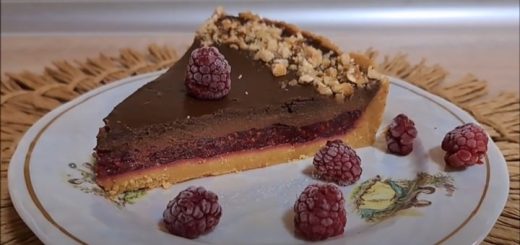 Raspberry Chocolate Tart