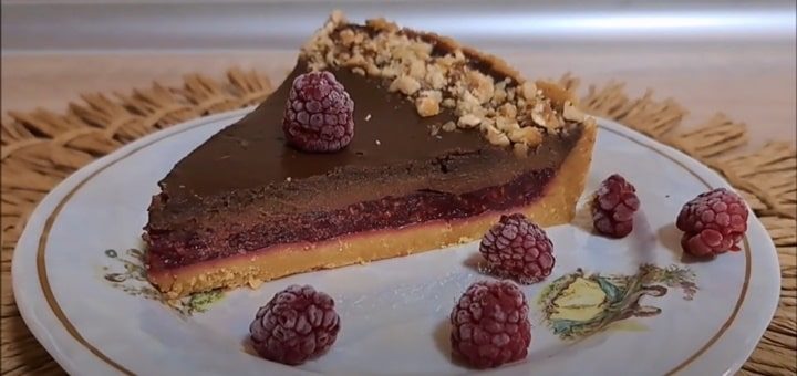 Raspberry Chocolate Tart