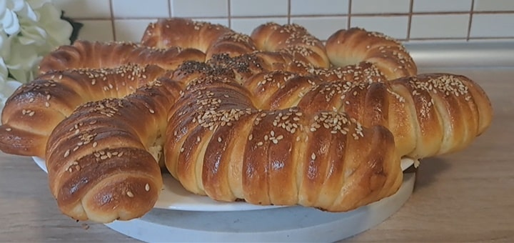 Rolled Sourdough Scone