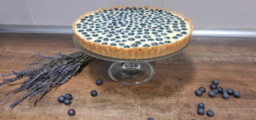 Blueberry White Chocolate Tart