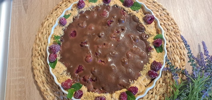 Chocolate Raspberry Tart