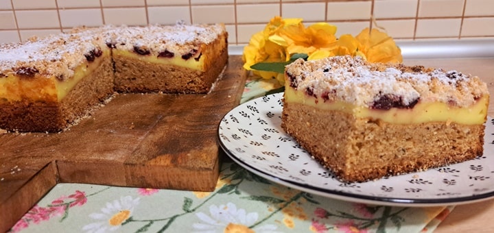 Cherry Hazelnut Cake