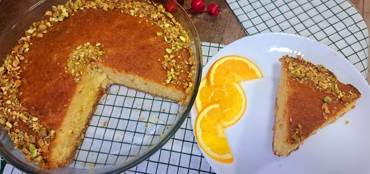 Greek Orange Cake - Portokalopita