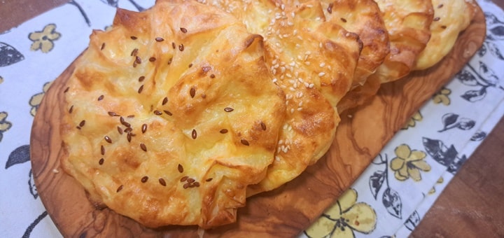 Unusual Decorative Cheese Pie