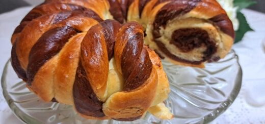 Twisted Chocolate Brioche